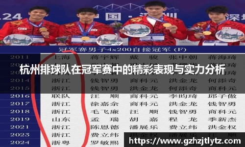 杭州排球队在冠军赛中的精彩表现与实力分析